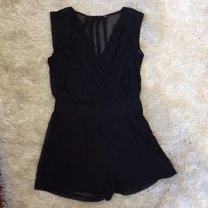 Sheer Shorts Romper